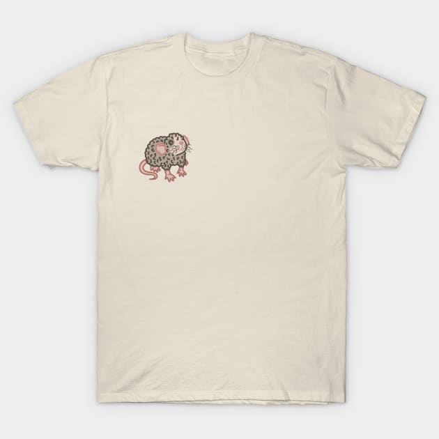 Kawaii Dumbo Curly Rat T-Shirt by InnerYou